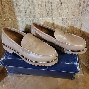 Fratelli ZPTO gala Taupe Chunky Lug Sole Loafers Made In Spain